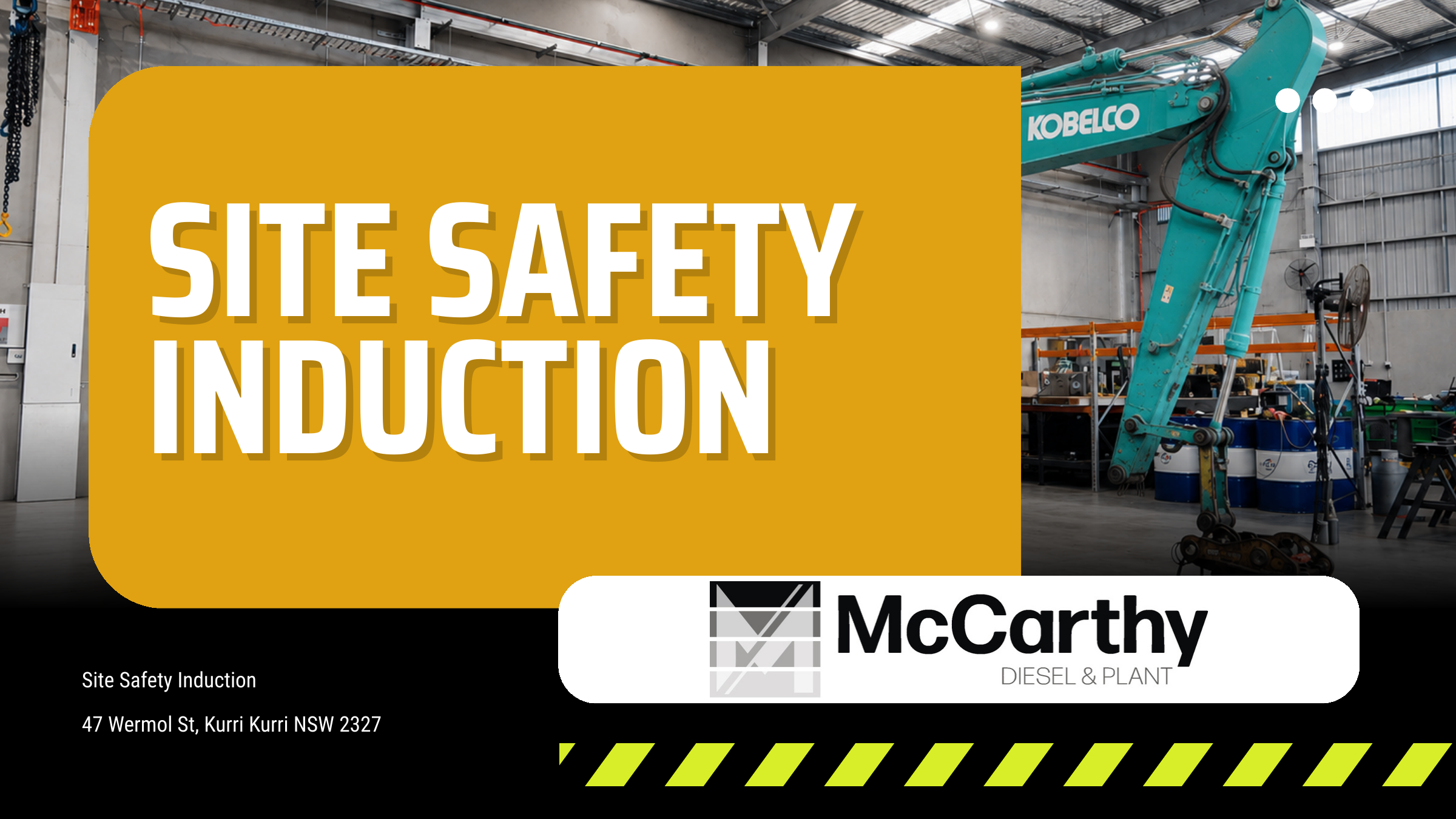 Site Safety Induction slide 1
